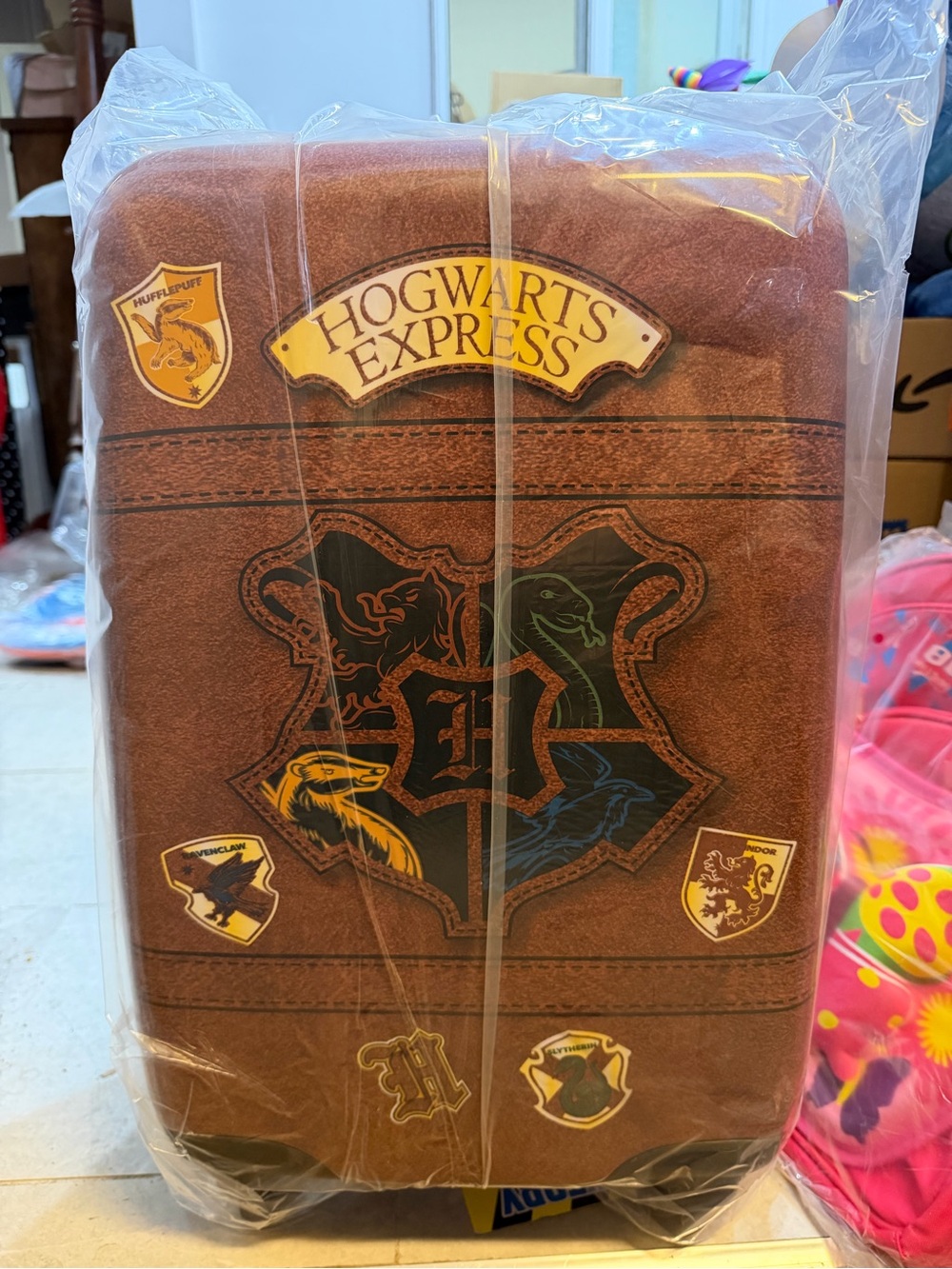 Brown Travel Carry-On Bag - Licensed Harry Potter